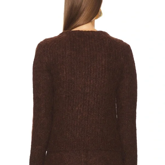 Cult Gaia Adel Knit Cardigan in Java - Picture 2 of 3